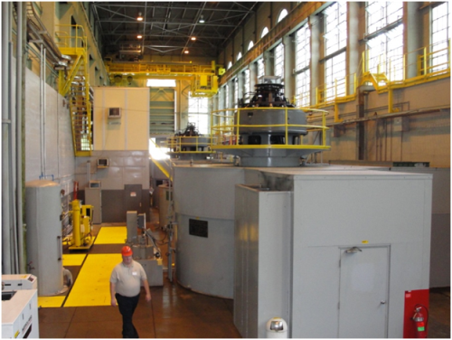 The Turbines within Cheoah Dam